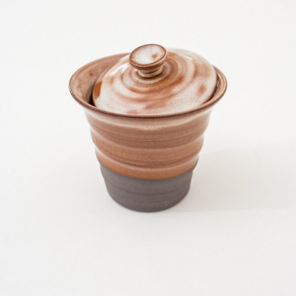 Ceramiczny Gaiwan do Parzenia Herbaty Stylem Gong Fu Cha Mleczny