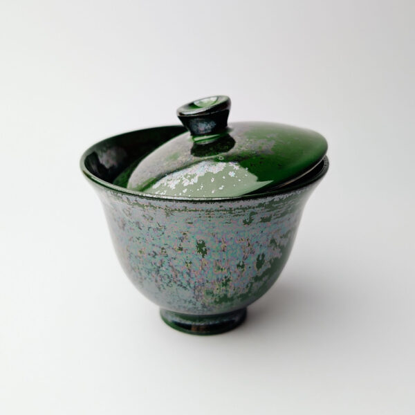 Jadeitowy Gaiwan Ceramiczny do Rytuału Herbacianego