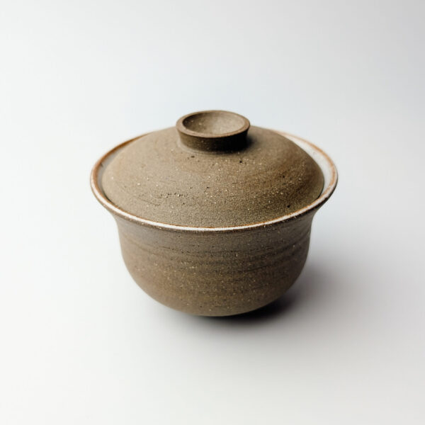 Piaskowy Gaiwan Ceramiczny do Rytuału Herbacianego