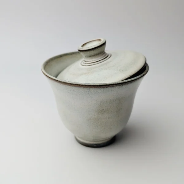 Śnieżny Gaiwan Ceramiczny do Rytuału Herbacianego